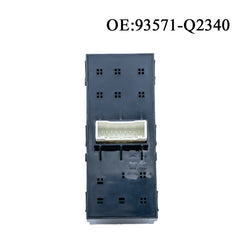 Power Window Switch 93571-Q2340 / Q2340, Compatible with Kia (Left / Driver Side)