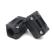 Universal Motorcycle Crash Bar Engine Guard Protector Blocks 22mm 25mm 28mm Nylon Frame Slider Black