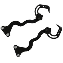 Adjustable Windshield Reinforcement Brackets Compatible with BMW R1200GS R1250GS Adventure Stainless Steel Black