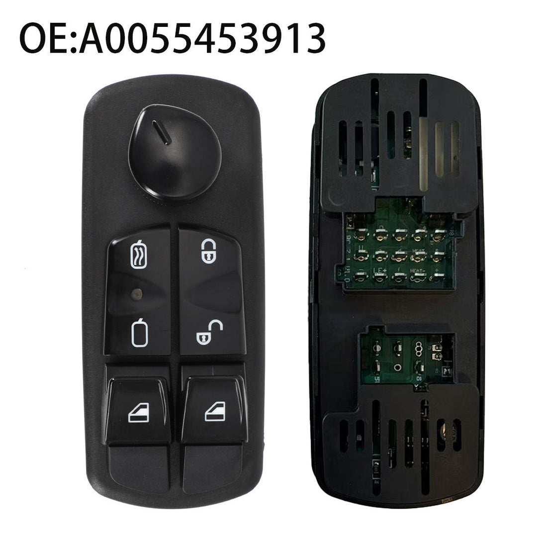 Power Window Switch A0055453913 Compatible with Mercedes-Benz Atego 2014-2018 Master