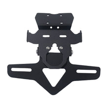 Adjustable Short Tail License Plate Holder Compatible with QJMotor Sai 600 SRK600 Fender Eliminator Bracket No-Drill Install