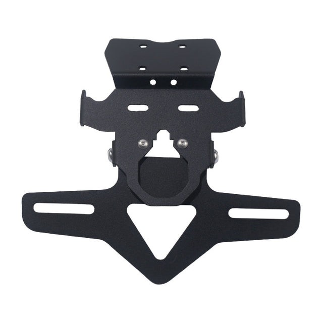 Adjustable Short Tail License Plate Holder Compatible with QJMotor Sai 600 SRK600 Fender Eliminator Bracket No-Drill Install