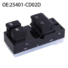 Power Window Switch 25401-CD02D / 0308350Z, Compatible with Nissan, 2003-2008