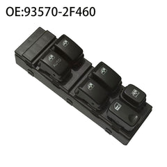 Power Window Switch 93570-2F460 / 2F460, Compatible with Kia, 2003-2009 (Left / Driver Side)