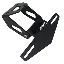 Short Tail License Plate Holder with LED Light Compatible with Kawasaki Z400 Ninja 400 2018-2020 Aluminum Fender Eliminator Bracket