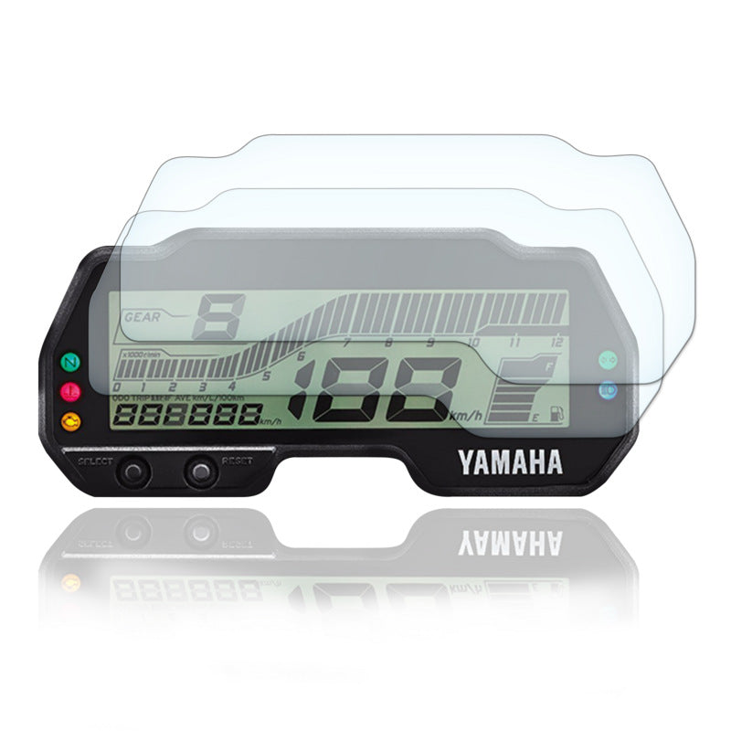 Dashboard Screen Protector Film Compatible with Yamaha R15 V3 MT-15 YZF-R125 MT-125 Clear Anti-Scratch 2PCS