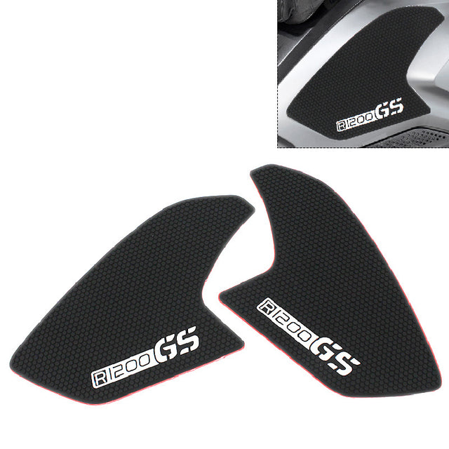 Fuel Tank Side Knee Grip Pads Compatible with BMW R1200GS LC 2013-2018 Non-Adventure Black