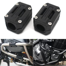 Universal Motorcycle Crash Bar Engine Guard Protector Blocks 22mm 25mm 28mm Nylon Frame Slider Black