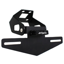 Short Tail License Plate Holder with LED Light Compatible with Kawasaki Z400 Ninja 400 2018-2020 Aluminum Fender Eliminator Bracket