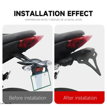 Short Tail License Plate Holder Compatible with Yamaha MT-09 2021-2025