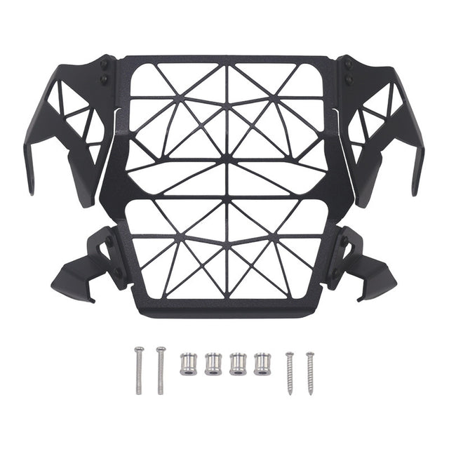 Retro Headlight Guard Cover Compatible with CFMOTO 450MT Front Lamp Protector Mesh Grille