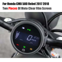 Dashboard Hydrogel Screen Protector Compatible with Honda CMX500 Rebel 2017-2018 Clear Anti-Scratch 2PCS