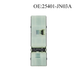 Power Window Switch 25401-JN03A / JN03A, Compatible with Nissan (For Left-Hand Drive)