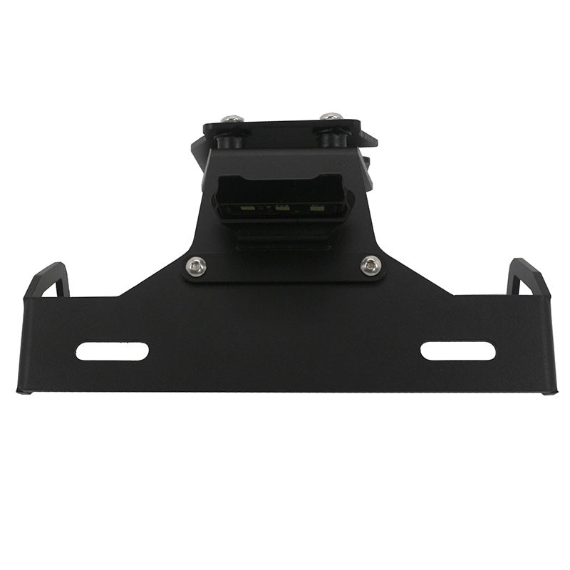 Short Tail License Plate Holder with LED Light Compatible with Kawasaki Z900 2017-2022 Rear Fender Eliminator Bracket