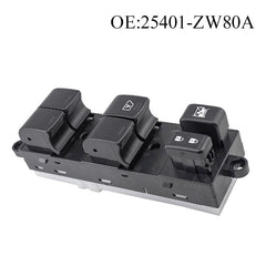 Power Window Switch 25401-ZW80A / VERSA10-12, Compatible with Nissan