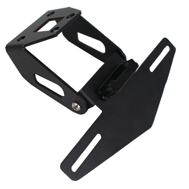 Short Tail License Plate Holder Compatible with Kawasaki Ninja 500 Z500 Rear Fender Eliminator Bracket