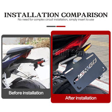 Short Tail License Plate Holder with LED Light Compatible with Aprilia RS660 RSV4