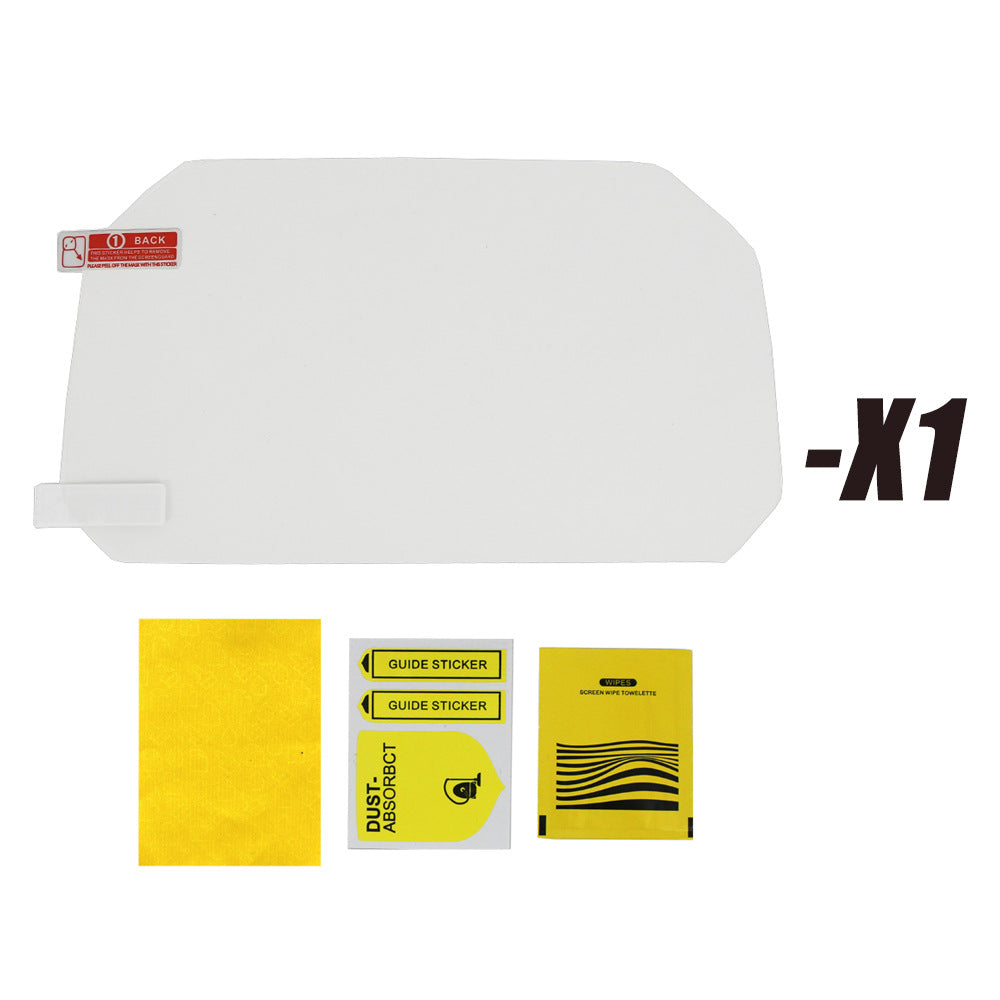 LCD Dashboard Screen Protector Film Compatible with BMW S1000RR S1000XR S1000R R1250GS F900R F750GS C400X Clear