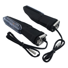 Front Rear LED Turn Signal Lights Compatible with Kawasaki Versys 650 1000 ZX-6R ZX-10R ER-6N Z1000 Smoke Clear