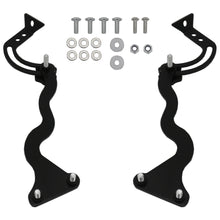 Adjustable Windshield Reinforcement Brackets Compatible with BMW R1200GS R1250GS Adventure Stainless Steel Black