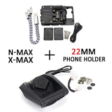 Phone Navigation Mount with USB Charger Compatible with Yamaha NMAX125 XMAX125 XMAX300