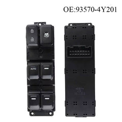 Power Window Switch 93570-4Y201 / 1517RIO, Compatible with Kia, 2015-2017