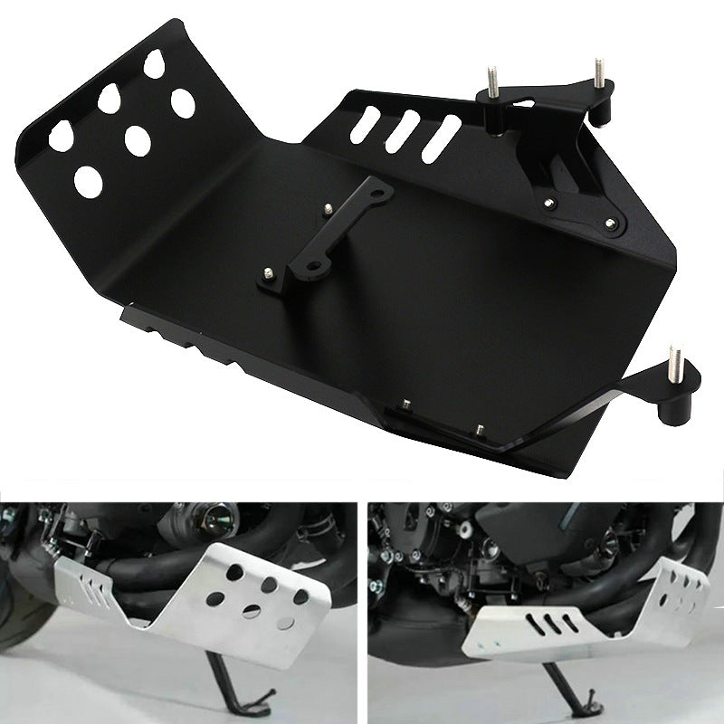 Engine Skid Plate Guard Compatible with Yamaha MT-09 FZ-09 XSR900 FJ-09 Tracer 900 2014-2020 CNC Aluminum Black