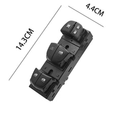 Power Window Switch 254011766R / 254011766R15, Compatible with Renault, 2015-2021