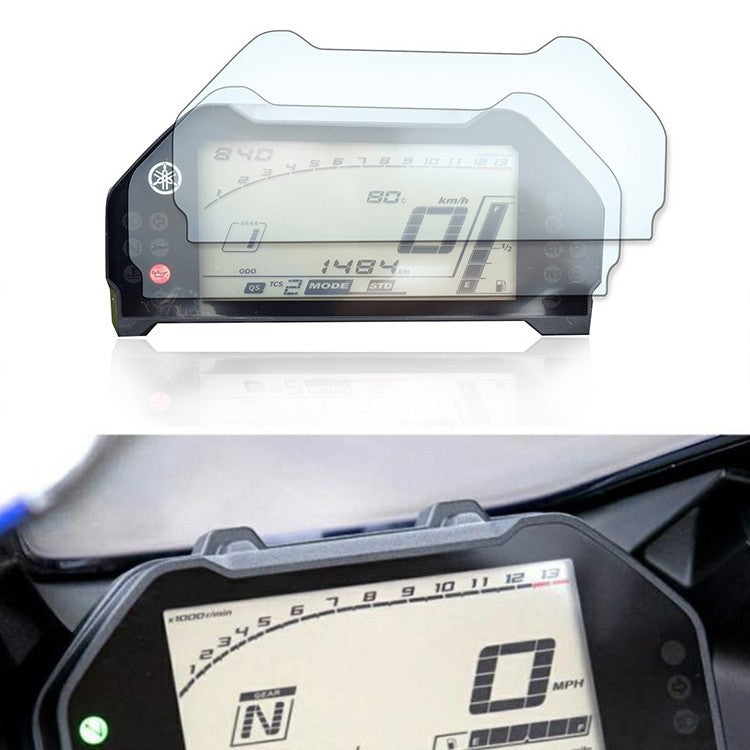 Dashboard Hydrogel Screen Protector Compatible with Yamaha YZF-R25 YZF-R3 2019+ Clear Anti-Scratch 2PCS
