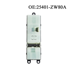 Power Window Switch 25401-ZW80A / VERSA10-12, Compatible with Nissan