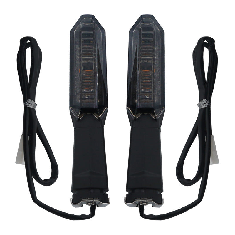 Front Rear LED Turn Signal Lights Compatible with Kawasaki Versys 650 1000 ZX-6R ZX-10R ER-6N Z1000 Smoke Clear