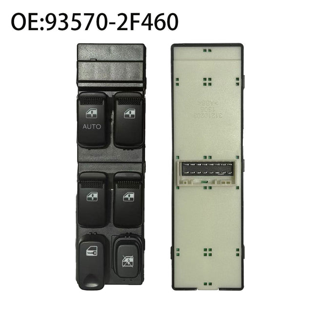 Automotive Replacement Switch 93570-2F460 Compatible with Kia vehicles 2003-2009 Front Left Door Front Left