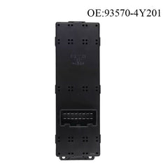 Power Window Switch 93570-4Y201 / 1517RIO, Compatible with Kia, 2015-2017