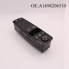 Power Window Switch A1698206510, Compatible with Mercedes-Benz (Left / Driver Side)