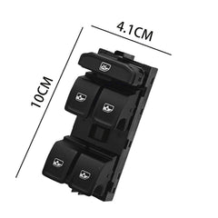 Power Window Switch 19D959857, Compatible with Volkswagen, Bora (For Left-Hand Drive)