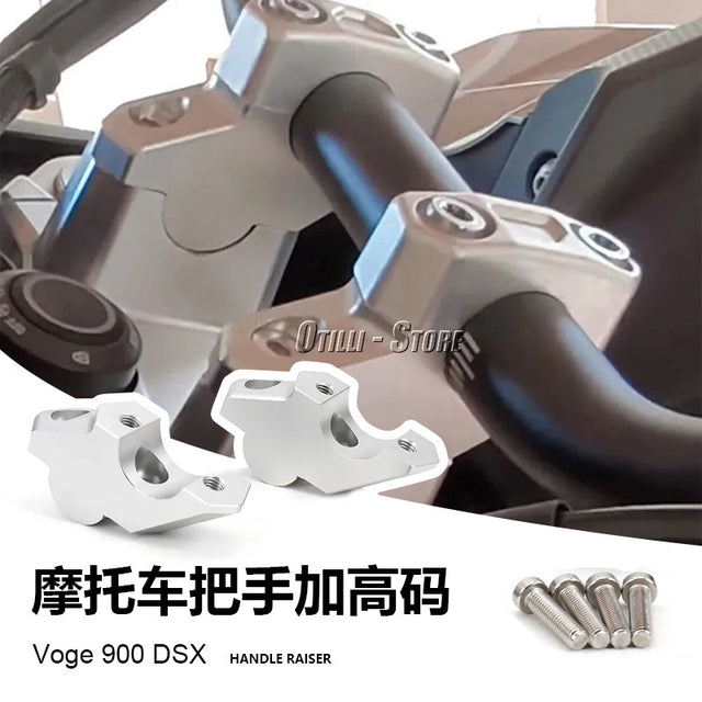Handlebar Riser Clamp Compatible with Voge 900 DSX 2024