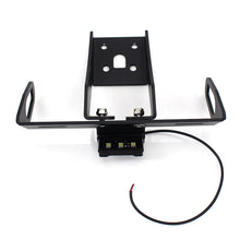 Short Tail License Plate Holder with LED Light Compatible with Kawasaki Ninja ZX-6R ZX-10R Aluminum Black