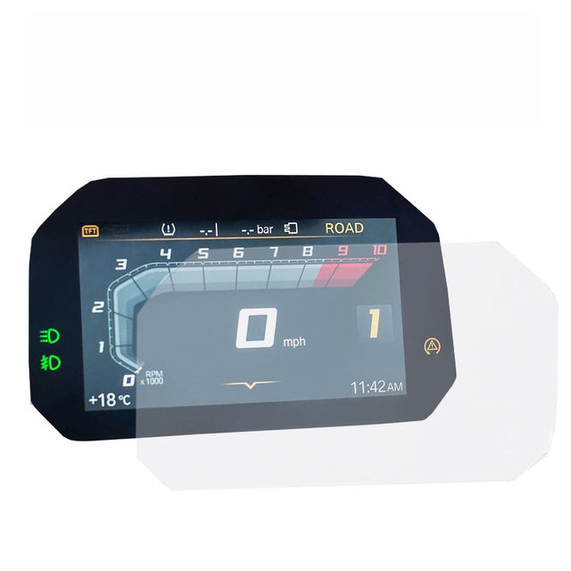 Tempered Glass Dashboard Screen Protector Compatible with BMW R1250GS F750GS F850GS F900R S1000RR S1000XR Clear