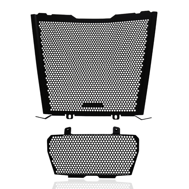 Radiator Grill Guard Compatible with BMW S1000RR S1000XR S1000R 2019-2022 Aluminum Mesh Radiator Protector Black