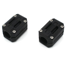 Universal Motorcycle Crash Bar Engine Guard Protector Blocks 22mm 25mm 28mm Nylon Frame Slider Black