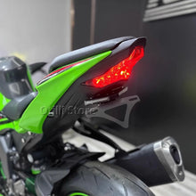 Short Tail License Plate Holder with LED Light Compatible with Kawasaki Ninja 636 ZX-6R 2024-2025