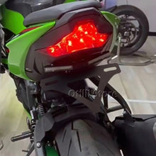 Short Tail License Plate Holder with LED Light Compatible with Kawasaki Ninja 636 ZX-6R 2024-2025