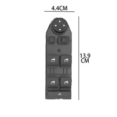Power Window Switch 61313414355 / 0410X3, Compatible with BMW, 2004-2010