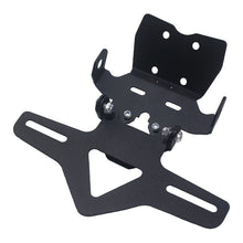 Adjustable Short Tail License Plate Holder Compatible with QJMotor Sai 600 SRK600 Fender Eliminator Bracket No-Drill Install