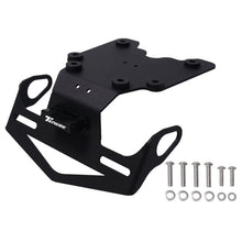 Short Tail License Plate Holder with LED Light Compatible with Yamaha Tenere 700 XT700Z 2019-2021 Rear Fender Eliminator Bracket