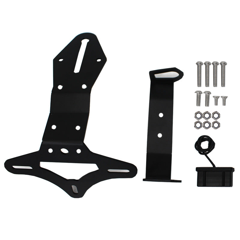 Rear License Plate Holder with LED Light Compatible with Kawasaki Ninja ZX-10R / ZX-10RR 2016-2021 Fender Eliminator Kit
