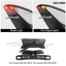Short Tail License Plate Holder with LED Light Compatible with Suzuki GSX-8S/8R