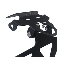Adjustable Short Tail License Plate Holder Compatible with QJMotor Sai 600 SRK600 Fender Eliminator Bracket No-Drill Install