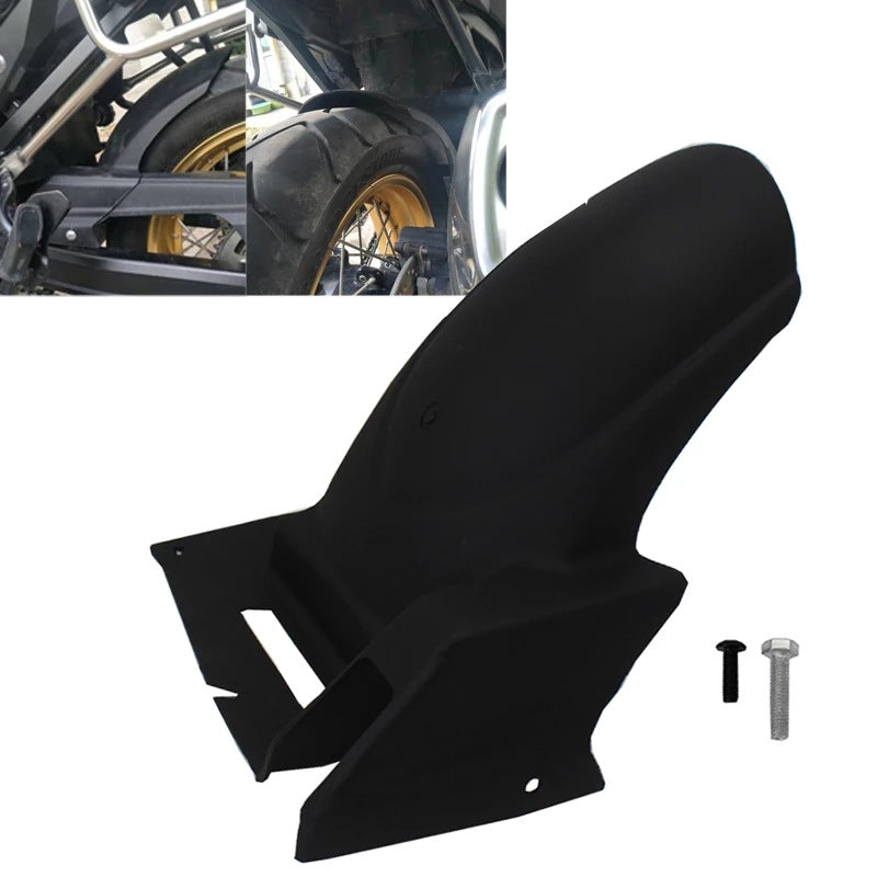 Rear Fender Extender Mudguard Compatible with Suzuki V-Strom 650 DL650 / XT 2004-2020 Black ABS