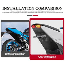 Short Tail License Plate Holder with LED Light Compatible with Suzuki GSX-8S/8R